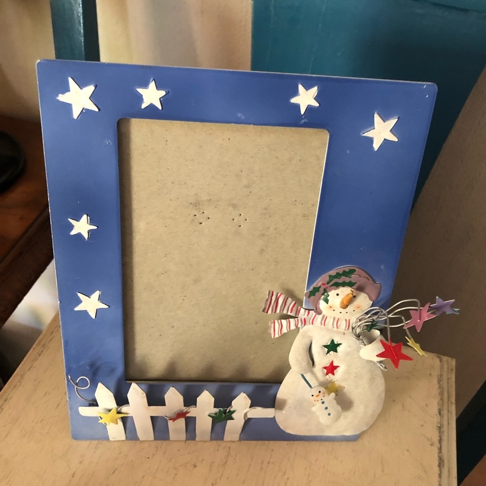 Snowman Picture Frame